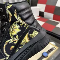 Cheap Versace High Tops Shoes For Men #1380518 Replica Wholesale [$88.00 USD] [ITEM#1380518] on Replica Versace High Tops Shoes