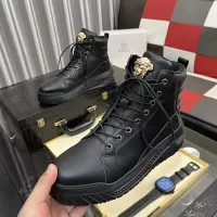 Cheap Versace High Tops Shoes For Men #1380519 Replica Wholesale [$88.00 USD] [ITEM#1380519] on Replica Versace High Tops Shoes