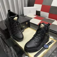 Cheap Versace High Tops Shoes For Men #1380519 Replica Wholesale [$88.00 USD] [ITEM#1380519] on Replica Versace High Tops Shoes
