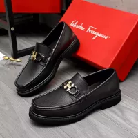 Cheap Salvatore Ferragamo Leather Shoes For Men #1380528 Replica Wholesale [$98.00 USD] [ITEM#1380528] on Replica Salvatore Ferragamo Leather Shoes