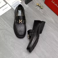 Cheap Salvatore Ferragamo Leather Shoes For Men #1380529 Replica Wholesale [$98.00 USD] [ITEM#1380529] on Replica Salvatore Ferragamo Leather Shoes