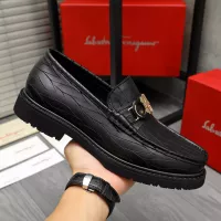 Cheap Salvatore Ferragamo Leather Shoes For Men #1380529 Replica Wholesale [$98.00 USD] [ITEM#1380529] on Replica Salvatore Ferragamo Leather Shoes
