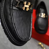 Cheap Salvatore Ferragamo Leather Shoes For Men #1380529 Replica Wholesale [$98.00 USD] [ITEM#1380529] on Replica Salvatore Ferragamo Leather Shoes
