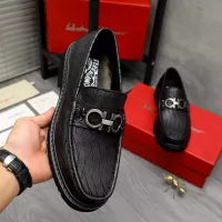 Cheap Salvatore Ferragamo Leather Shoes For Men #1380531 Replica Wholesale [$98.00 USD] [ITEM#1380531] on Replica Salvatore Ferragamo Leather Shoes