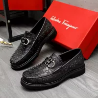 Cheap Salvatore Ferragamo Leather Shoes For Men #1380537 Replica Wholesale [$98.00 USD] [ITEM#1380537] on Replica Salvatore Ferragamo Leather Shoes