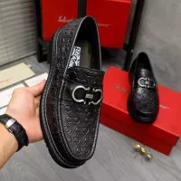 Cheap Salvatore Ferragamo Leather Shoes For Men #1380537 Replica Wholesale [$98.00 USD] [ITEM#1380537] on Replica Salvatore Ferragamo Leather Shoes