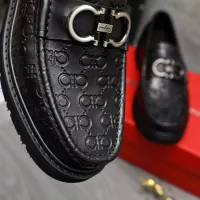 Cheap Salvatore Ferragamo Leather Shoes For Men #1380537 Replica Wholesale [$98.00 USD] [ITEM#1380537] on Replica Salvatore Ferragamo Leather Shoes