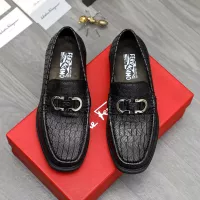 Cheap Salvatore Ferragamo Leather Shoes For Men #1380538 Replica Wholesale [$98.00 USD] [ITEM#1380538] on Replica Salvatore Ferragamo Leather Shoes