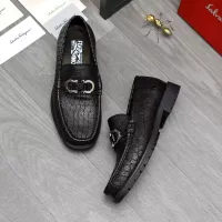 Cheap Salvatore Ferragamo Leather Shoes For Men #1380538 Replica Wholesale [$98.00 USD] [ITEM#1380538] on Replica Salvatore Ferragamo Leather Shoes