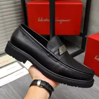Cheap Salvatore Ferragamo Leather Shoes For Men #1380543 Replica Wholesale [$96.00 USD] [ITEM#1380543] on Replica Salvatore Ferragamo Leather Shoes