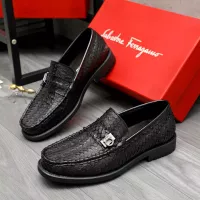 Cheap Salvatore Ferragamo Leather Shoes For Men #1380545 Replica Wholesale [$98.00 USD] [ITEM#1380545] on Replica Salvatore Ferragamo Leather Shoes