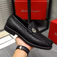 Cheap Salvatore Ferragamo Leather Shoes For Men #1380545 Replica Wholesale [$98.00 USD] [ITEM#1380545] on Replica Salvatore Ferragamo Leather Shoes