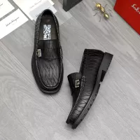 Cheap Salvatore Ferragamo Leather Shoes For Men #1380546 Replica Wholesale [$98.00 USD] [ITEM#1380546] on Replica Salvatore Ferragamo Leather Shoes