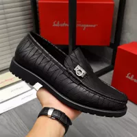 Cheap Salvatore Ferragamo Leather Shoes For Men #1380546 Replica Wholesale [$98.00 USD] [ITEM#1380546] on Replica Salvatore Ferragamo Leather Shoes