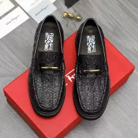 Cheap Salvatore Ferragamo Leather Shoes For Men #1380547 Replica Wholesale [$98.00 USD] [ITEM#1380547] on Replica Salvatore Ferragamo Leather Shoes