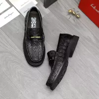 Cheap Salvatore Ferragamo Leather Shoes For Men #1380547 Replica Wholesale [$98.00 USD] [ITEM#1380547] on Replica Salvatore Ferragamo Leather Shoes
