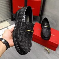 Cheap Salvatore Ferragamo Leather Shoes For Men #1380547 Replica Wholesale [$98.00 USD] [ITEM#1380547] on Replica Salvatore Ferragamo Leather Shoes