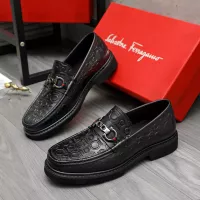 Cheap Salvatore Ferragamo Leather Shoes For Men #1380548 Replica Wholesale [$98.00 USD] [ITEM#1380548] on Replica Salvatore Ferragamo Leather Shoes