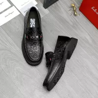 Cheap Salvatore Ferragamo Leather Shoes For Men #1380548 Replica Wholesale [$98.00 USD] [ITEM#1380548] on Replica Salvatore Ferragamo Leather Shoes