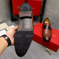 Cheap Salvatore Ferragamo Leather Shoes For Men #1380554 Replica Wholesale [$88.00 USD] [ITEM#1380554] on Replica Salvatore Ferragamo Leather Shoes