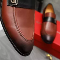 Cheap Salvatore Ferragamo Leather Shoes For Men #1380554 Replica Wholesale [$88.00 USD] [ITEM#1380554] on Replica Salvatore Ferragamo Leather Shoes