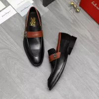 Cheap Salvatore Ferragamo Leather Shoes For Men #1380555 Replica Wholesale [$88.00 USD] [ITEM#1380555] on Replica Salvatore Ferragamo Leather Shoes