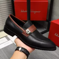 Cheap Salvatore Ferragamo Leather Shoes For Men #1380555 Replica Wholesale [$88.00 USD] [ITEM#1380555] on Replica Salvatore Ferragamo Leather Shoes