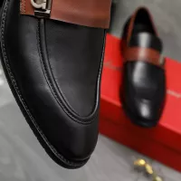 Cheap Salvatore Ferragamo Leather Shoes For Men #1380555 Replica Wholesale [$88.00 USD] [ITEM#1380555] on Replica Salvatore Ferragamo Leather Shoes