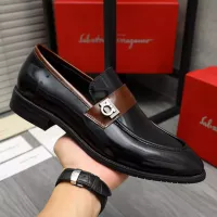 Cheap Salvatore Ferragamo Leather Shoes For Men #1380556 Replica Wholesale [$88.00 USD] [ITEM#1380556] on Replica Salvatore Ferragamo Leather Shoes
