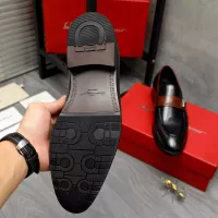 Cheap Salvatore Ferragamo Leather Shoes For Men #1380556 Replica Wholesale [$88.00 USD] [ITEM#1380556] on Replica Salvatore Ferragamo Leather Shoes