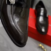 Cheap Salvatore Ferragamo Leather Shoes For Men #1380557 Replica Wholesale [$88.00 USD] [ITEM#1380557] on Replica Salvatore Ferragamo Leather Shoes