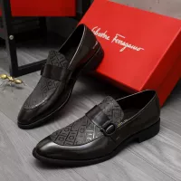 Cheap Salvatore Ferragamo Leather Shoes For Men #1380559 Replica Wholesale [$88.00 USD] [ITEM#1380559] on Replica Salvatore Ferragamo Leather Shoes