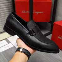 Cheap Salvatore Ferragamo Leather Shoes For Men #1380561 Replica Wholesale [$88.00 USD] [ITEM#1380561] on Replica Salvatore Ferragamo Leather Shoes