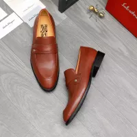 Cheap Salvatore Ferragamo Leather Shoes For Men #1380562 Replica Wholesale [$88.00 USD] [ITEM#1380562] on Replica Salvatore Ferragamo Leather Shoes