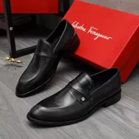 Cheap Salvatore Ferragamo Leather Shoes For Men #1380563 Replica Wholesale [$88.00 USD] [ITEM#1380563] on Replica Salvatore Ferragamo Leather Shoes