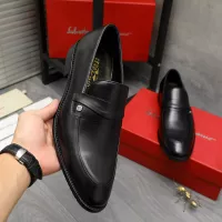 Cheap Salvatore Ferragamo Leather Shoes For Men #1380563 Replica Wholesale [$88.00 USD] [ITEM#1380563] on Replica Salvatore Ferragamo Leather Shoes