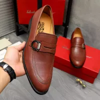Cheap Salvatore Ferragamo Leather Shoes For Men #1380564 Replica Wholesale [$88.00 USD] [ITEM#1380564] on Replica Salvatore Ferragamo Leather Shoes