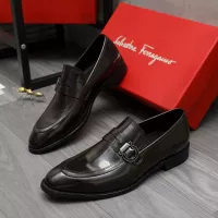 Cheap Salvatore Ferragamo Leather Shoes For Men #1380565 Replica Wholesale [$88.00 USD] [ITEM#1380565] on Replica Salvatore Ferragamo Leather Shoes