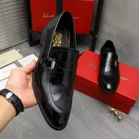 Cheap Salvatore Ferragamo Leather Shoes For Men #1380566 Replica Wholesale [$88.00 USD] [ITEM#1380566] on Replica Salvatore Ferragamo Leather Shoes