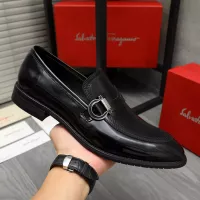 Cheap Salvatore Ferragamo Leather Shoes For Men #1380566 Replica Wholesale [$88.00 USD] [ITEM#1380566] on Replica Salvatore Ferragamo Leather Shoes