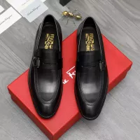 Cheap Salvatore Ferragamo Leather Shoes For Men #1380567 Replica Wholesale [$88.00 USD] [ITEM#1380567] on Replica Salvatore Ferragamo Leather Shoes