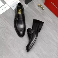 Cheap Salvatore Ferragamo Leather Shoes For Men #1380567 Replica Wholesale [$88.00 USD] [ITEM#1380567] on Replica Salvatore Ferragamo Leather Shoes