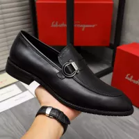 Cheap Salvatore Ferragamo Leather Shoes For Men #1380567 Replica Wholesale [$88.00 USD] [ITEM#1380567] on Replica Salvatore Ferragamo Leather Shoes