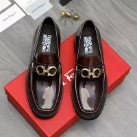 Cheap Salvatore Ferragamo Leather Shoes For Men #1380568 Replica Wholesale [$96.00 USD] [ITEM#1380568] on Replica Salvatore Ferragamo Leather Shoes