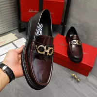 Cheap Salvatore Ferragamo Leather Shoes For Men #1380568 Replica Wholesale [$96.00 USD] [ITEM#1380568] on Replica Salvatore Ferragamo Leather Shoes
