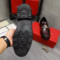 Cheap Salvatore Ferragamo Leather Shoes For Men #1380568 Replica Wholesale [$96.00 USD] [ITEM#1380568] on Replica Salvatore Ferragamo Leather Shoes