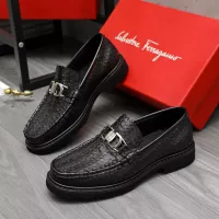 Cheap Salvatore Ferragamo Leather Shoes For Men #1380569 Replica Wholesale [$96.00 USD] [ITEM#1380569] on Replica Salvatore Ferragamo Leather Shoes