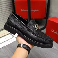 Cheap Salvatore Ferragamo Leather Shoes For Men #1380569 Replica Wholesale [$96.00 USD] [ITEM#1380569] on Replica Salvatore Ferragamo Leather Shoes