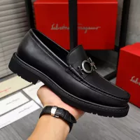 Cheap Salvatore Ferragamo Leather Shoes For Men #1380571 Replica Wholesale [$96.00 USD] [ITEM#1380571] on Replica Salvatore Ferragamo Leather Shoes