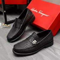 Cheap Salvatore Ferragamo Leather Shoes For Men #1380572 Replica Wholesale [$96.00 USD] [ITEM#1380572] on Replica Salvatore Ferragamo Leather Shoes